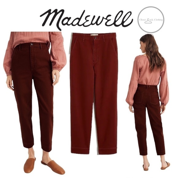 Madewell Pants - MADEWELL Tapered Pants Size 27
